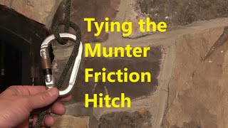 Tying the Munter Friction Hitch