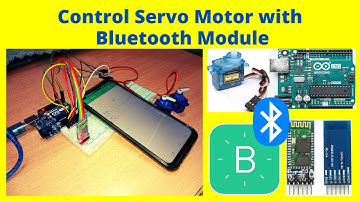 Servo Bluetooth control | Arduino Uno | HC05 & HC06 | Blynk | Servo Motor | Bluetooth Module