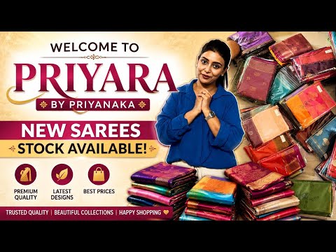 ✨🧿NEW SAREES STOCK AVAILABLE! | PRIYARA | 10% offers | whatsapp number : 6461698631