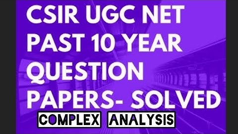 Complex Analysis Full Solution||CSIR UGC NET Mathematics ||June 2012 || part 2
