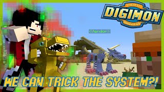 WE CAN TRICK THE SYSTEM?! Minecraft Digimobs Tamers Episode 8