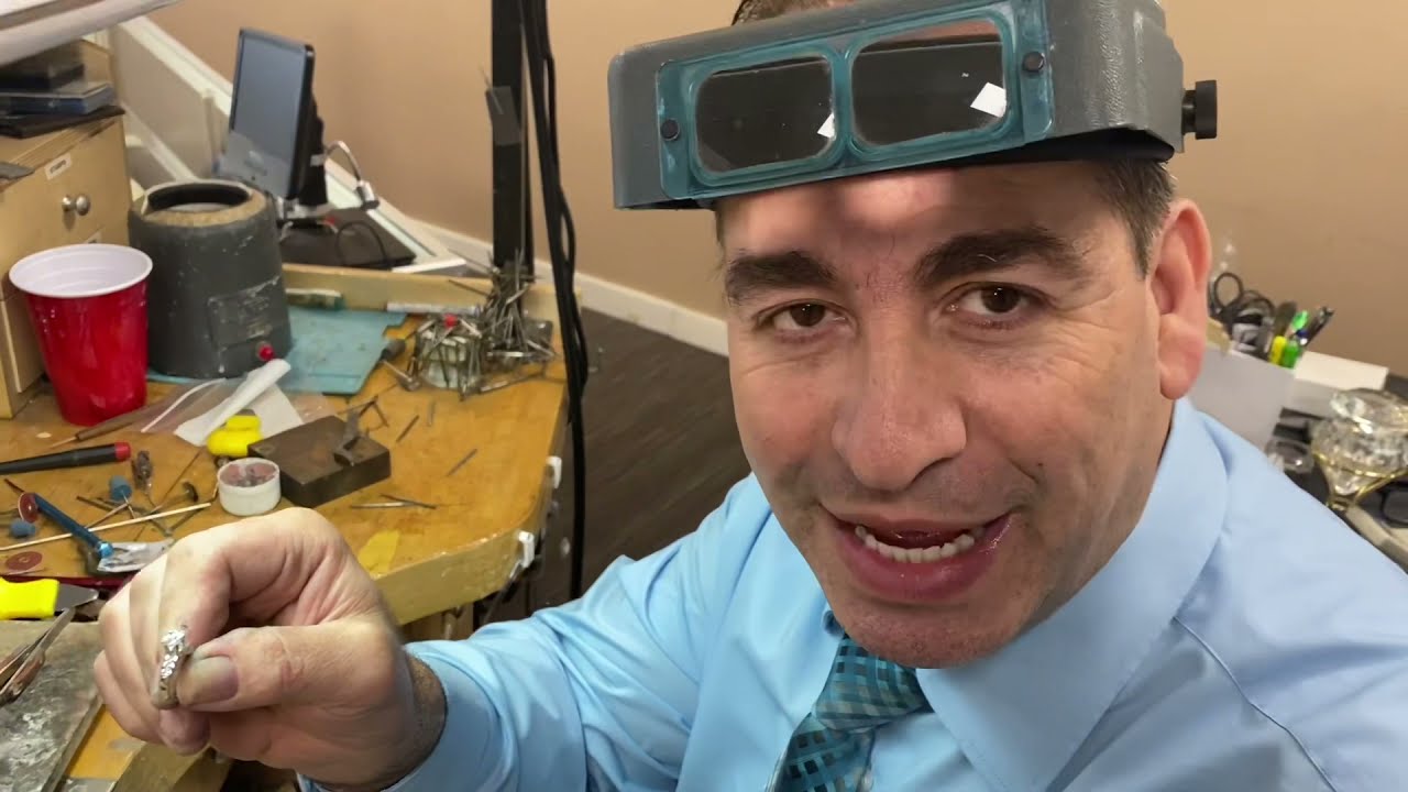 How to set a larger Diamond into a Smaller setting💎💍