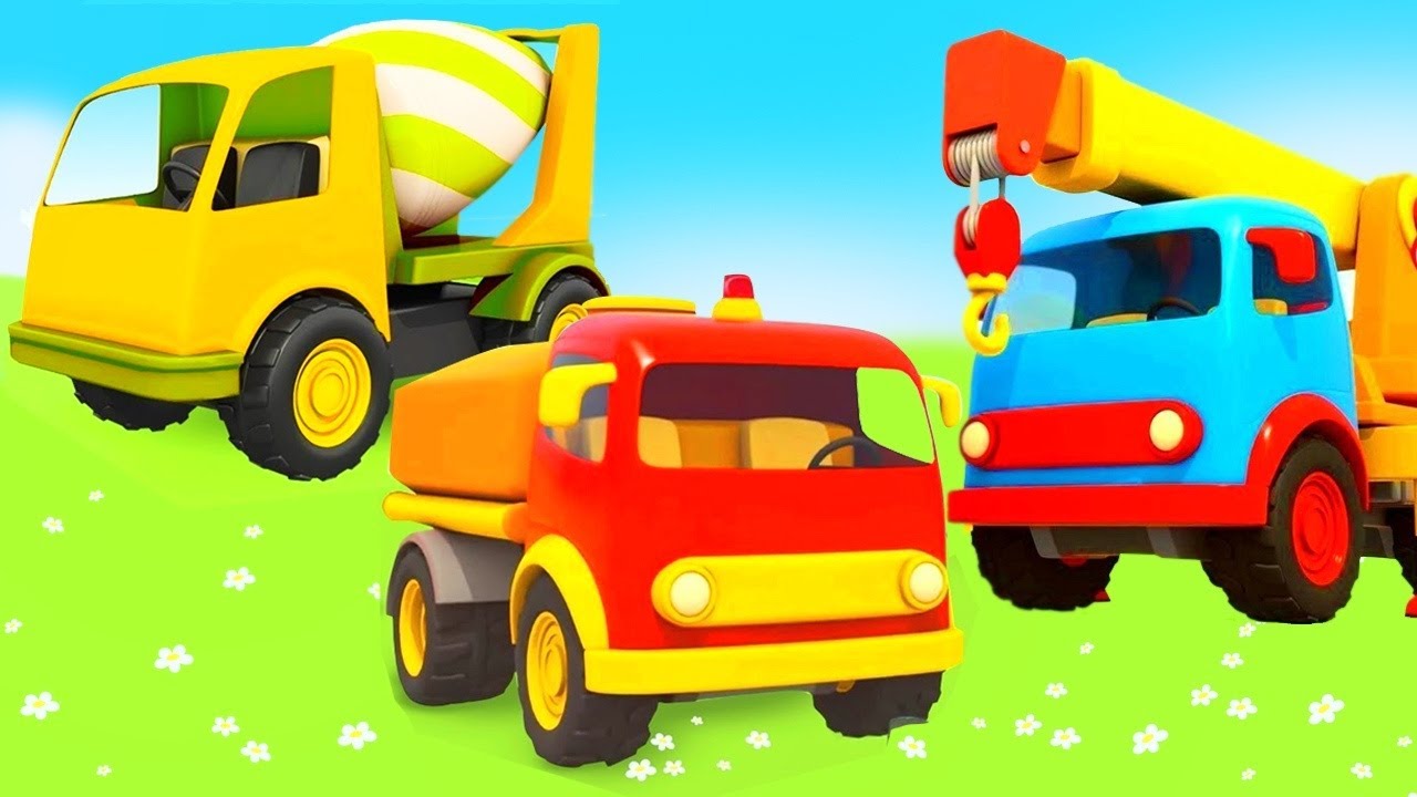 Leo the truck full episode cartoon - Big trucks for kids & Street vehicles.  - YouTube