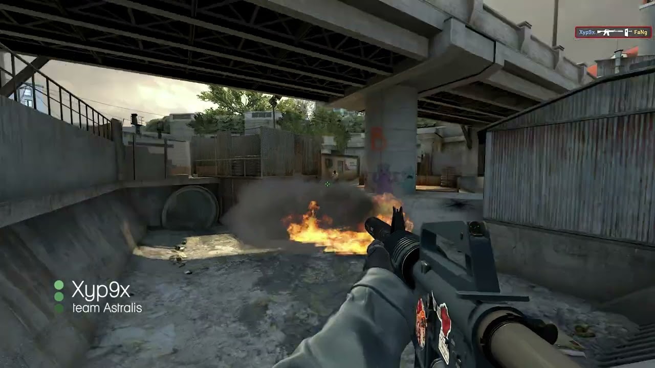 CS:GO Astralis Xyp9x 4 Kills M4A1s vs Complexity Overpass IEM COLOGNE 2022