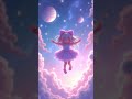 昼の空のアニメ少女 / Hacks Fluffy Anime Girl Floating Throu