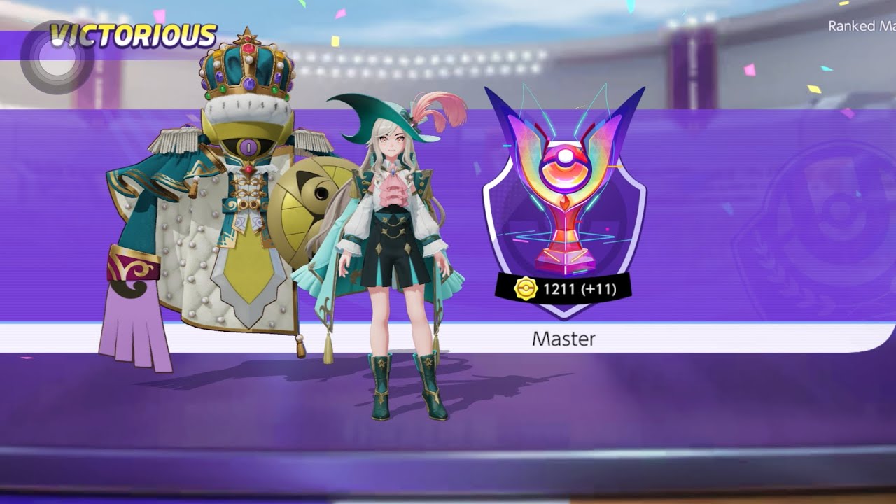 POKEMON UNITE RANK MATCH SEASONS 31!! FIRST MATCH AFTER REACHED MASTER GAMEPLAY!!AEGISLAH GAMEPLAY!!