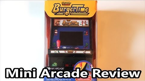 Burgertime My Arcade Micro Player Mini Arcade Review - The No Swear Gamer