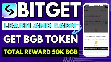 Bitget Learn & Earn Quiz Answer || Get 50,000 BGB Token Free | Bitget BGB Quiz Answer, learn & earn