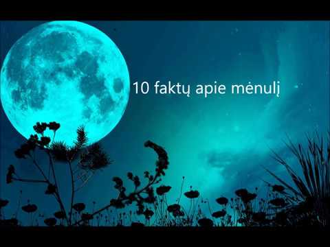 Video: TOP 10 faktų apie mėnulį