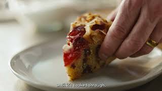 Tom Kerridges Spiced plum, raspberry and almond cake | M&S Food
