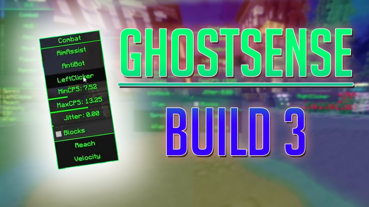Best Free Undetected 1 8 9 Ghost Client Ghostsense B3 Youtube
