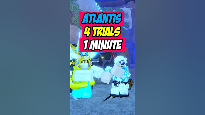 4 ATLANTIS TRIALS TUTORIAL in 1 MINUTE! #fisch