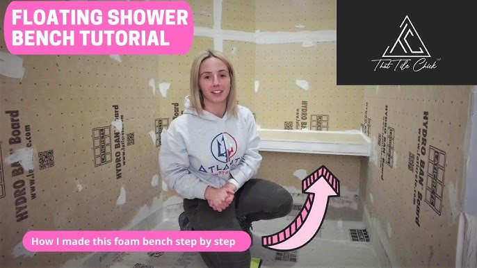 NEW* The Original Floating Shower Bench Kit® with GoBoard