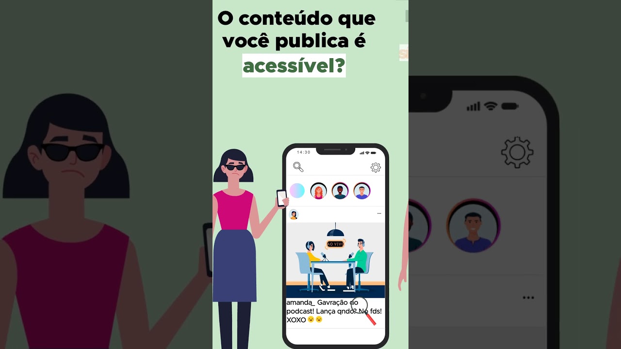 Produza conteúdo acessível