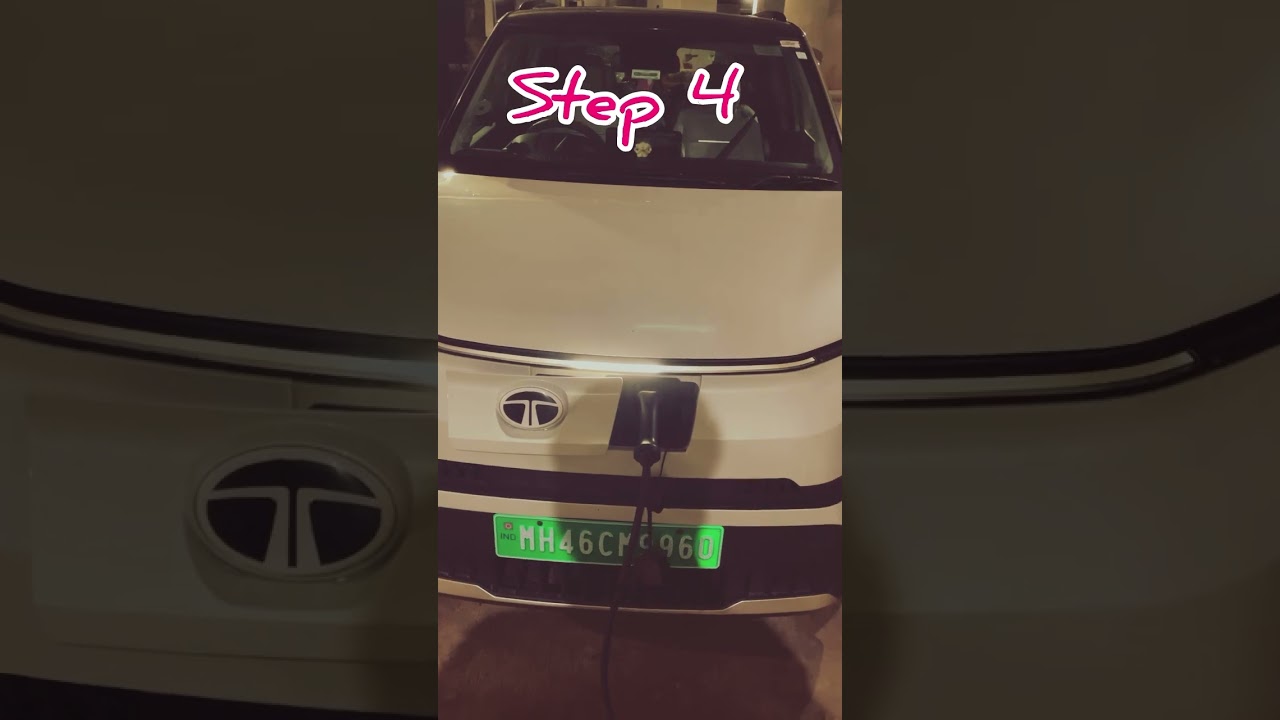 Charging Tata Punch Ev at Home with 7kw charger 
