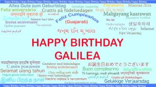 Galilea   Languages Idiomas - Happy Birthday