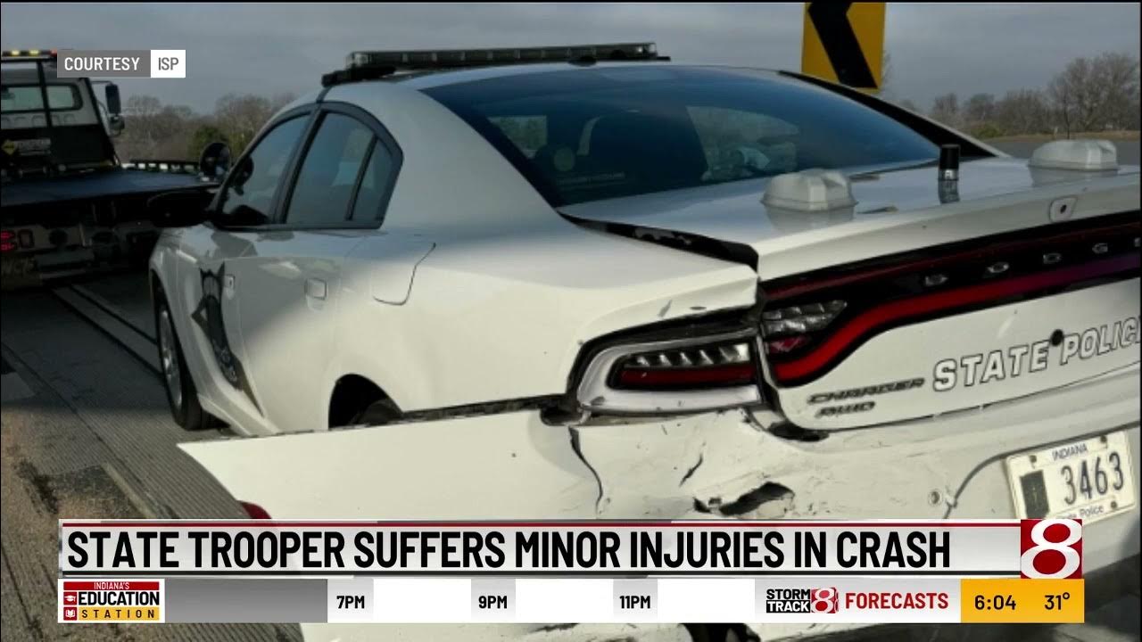 State trooper suffers minor injuries in crash YouTube