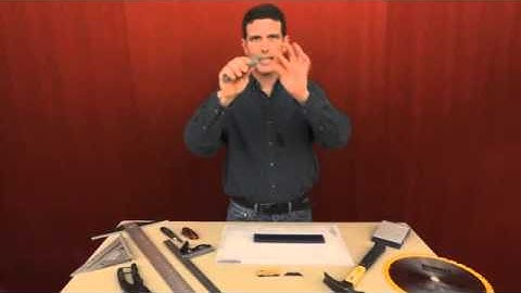 How To Cut A Squeegee Blade