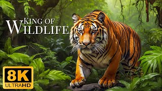 King of Wildlife 8K ULTRA HD  Animal Discovery Movie With Relaxing Piano Music
