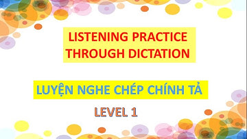 LISTENING PRACTICE THROUGH DICTATION - DAY  3
