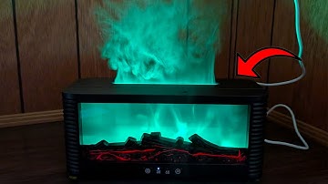 This Color Flame Fireplace Diffuser Is Beautiful!