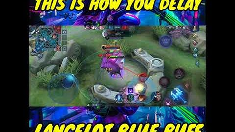 THIS IS HOW YOU DELAY LANCELOT BLUE BUFF - MLBB #Shorts
