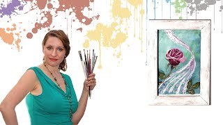 Как нарисовать розу гуашью или акрилом Как нарисовать розу гуашью или акрилом
