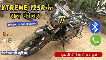 Hero Xtreme 125r Meter Console - Features Explained ✅ Bluetooth Connectivity & Navigation !!🧐
