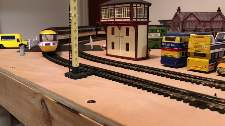 Hornby HST Intercity Swallow DCC Sound! Part 2 review, running session on the model railway R3602TTS