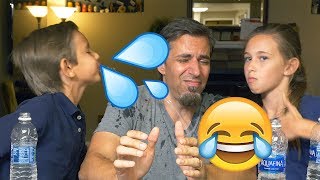 Try Not To Laugh Mouthful of Water Challenge | Josh Darnit