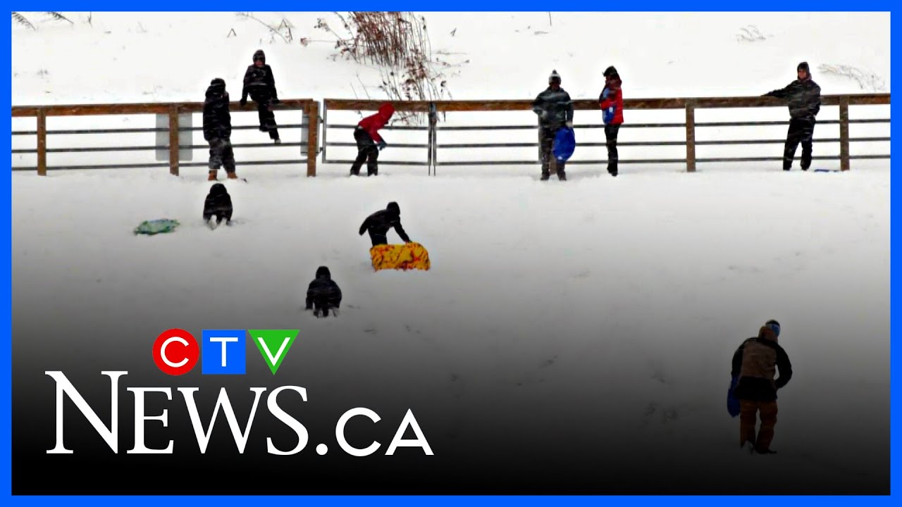 Snow storm cleanup continues - YouTube