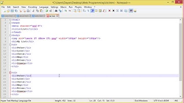 20 - HTML - Ordered List
