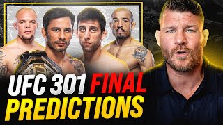 BISPING: UFC 301: Pantoja vs Erceg FINAL PICKS \& PREDICTIONS | Is Jose Aldo STILL ELITE?
