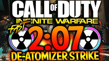 FAST 2:07 DE-ATOMIZER STRIKE IN INFINITE WARFARE! (COD IW FAST "NUKE" Multiplayer Gameplay)