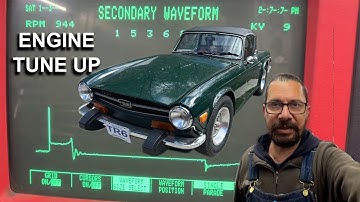 1973 Triumph TR6 - Part 4 - Tuning Up The Engine with a Snap-On scope