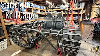 Starting The Roll Cage On My RipSaw Tank Build