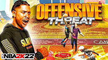 MY *NEW* OFFENSIVE THREAT BUILD w/ CONTACT DUNKS RETURNS in NBA 2K22! BEST OVERPOWERED ISO BUILD