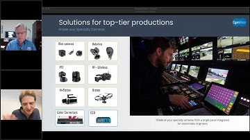 How to simplify your remote multicamera productions IP camera control & shading [CyanView Webinar]