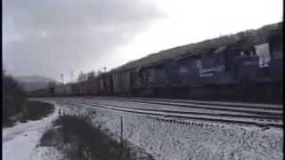 Conrail At The Gillitzen Tunnels December 1988 P-2