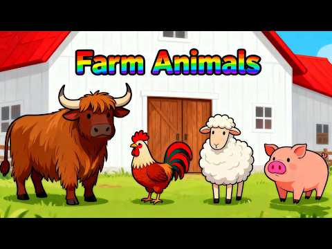 Macdonald's Farm Animals | Toddler Learning Videos | Educational Baby Cartoon | Kids Nursery Rhymes