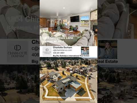 1804 Chippewa Lane, Bozeman, MT home video tour