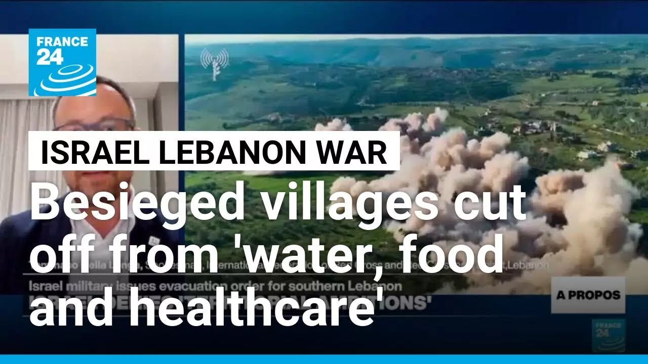 Continuing hostilities in Lebanon as 1.2 million displaced sink into despair • FRANCE 24 English