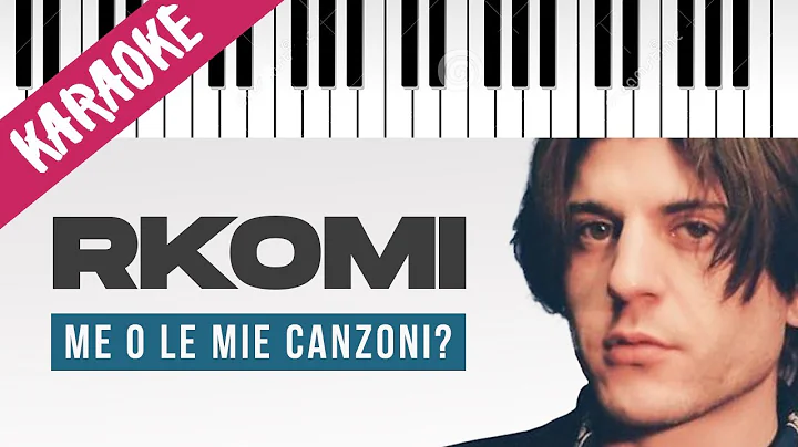 Rkomi feat. Gazzelle | ME O LE MIE CANZONI? // Piano Karaoke con Testo