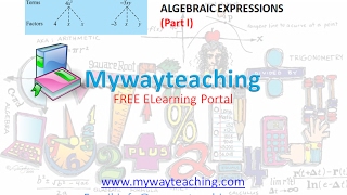 Algebraic expressions in this chapter, we will learn about • formed
terms of an expression like and unlike monomials, binomials, trin...