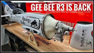 Gee Bee R3 Returns! RC airplane. Engine Mount Upgrade & High-Tech Bambu Lab H2D 3D Printing