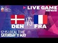 Denmark vs. France | Full Game | 2019 IIHF Ice Hockey World Championship