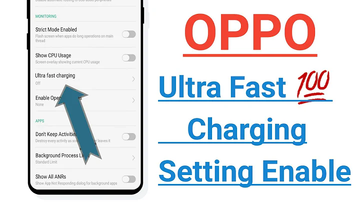 OPPO Ultra Fast Charging Setting Enable ! how to enable ultra fast charging in OPPO - DayDayNews