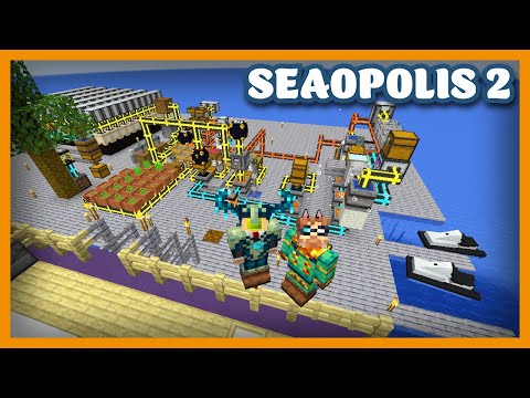 Seaopolis 2 | RFTools Crafter & Colorful Matter ! w/@MischiefofMice| E15 | 1.19.2 Modpack @ectorvynk