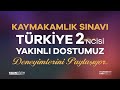 Kaymakamlik sinavi trkye kncs hazirlik deneymn paylaiyor