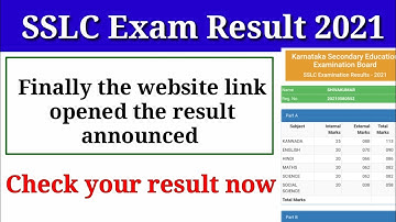 SSLC Result 2021 Karnataka॥SSLC Result Date॥SSLC Result website॥SSLC Examination Answer Key॥SSLC